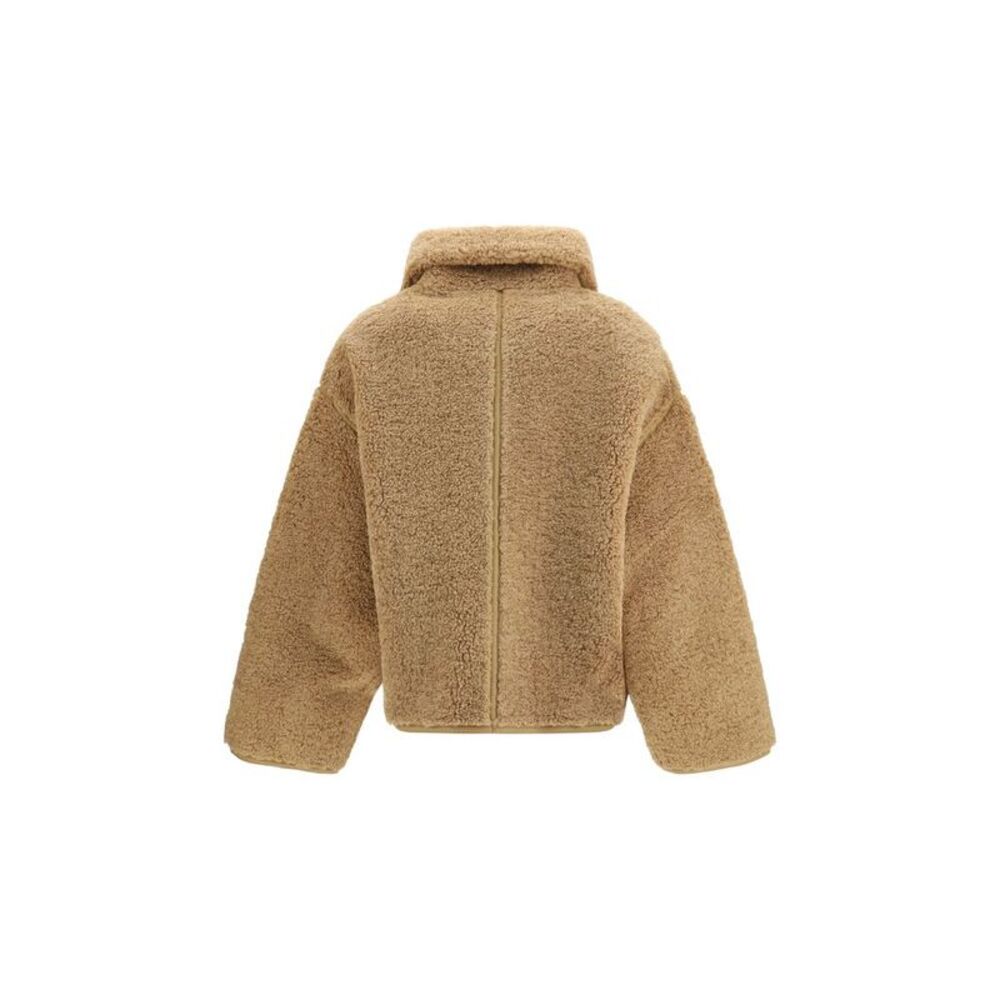 PINKO Beige Polyester Full-Length Women's Jacket - Picture 2 of 3